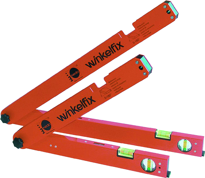 Winkelmessgerät Messbereich 0-180 Grad NEDO Winkelfix Schenkellänge 43 cm Produktbild BIGPIC L