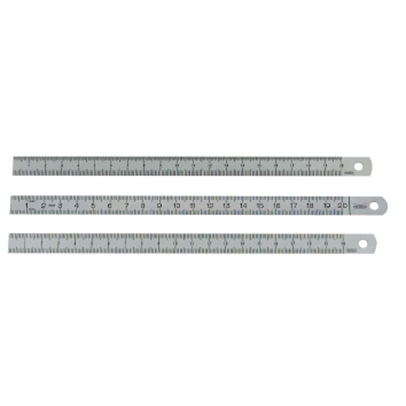 Stahlmaßstab Länge 300 mm HELIOS PREISSER  Stahl biegsam Teilung A = mm/mm Produktbild BIGPIC L