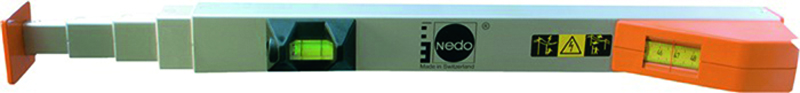 Teleskopmaßstab Messbereich 0,37 - 1 m NEDO mEssfix Länge 0,37 m 0,7 kg Produktbild BIGPIC L