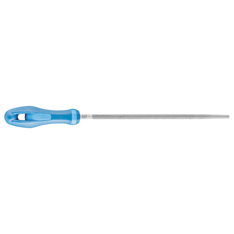 Werkstattfeile Länge 200 mm Querschnitt 7,5 mm PFERD DIN 7261 Hieb 1 Rund 2K-Ergo Produktbild BIGPIC L