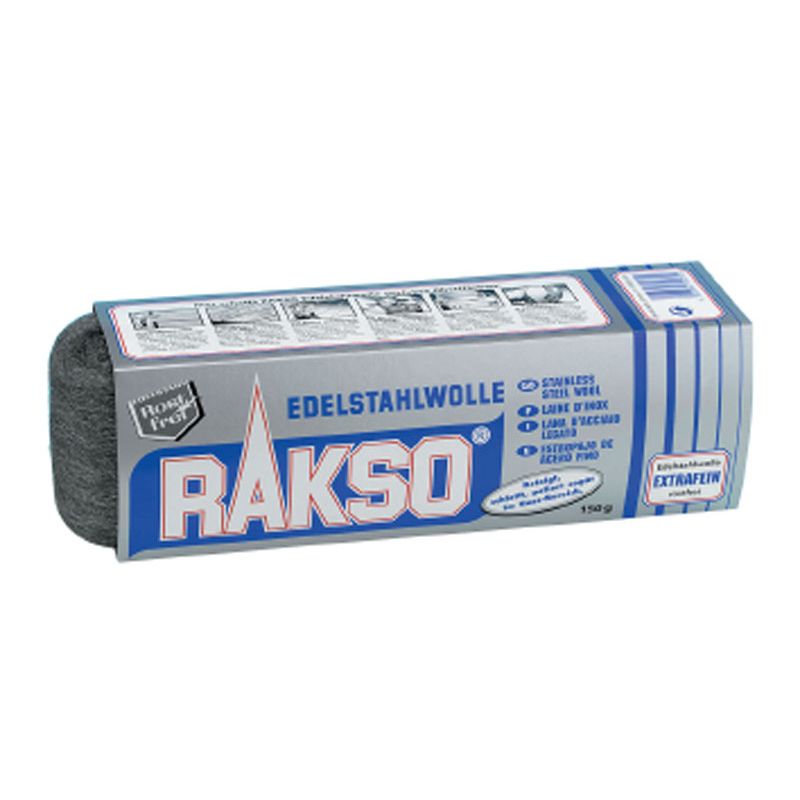 Edelstahlwolle extra fein 00 RAKSO   150 g Produktbild BIGPIC L
