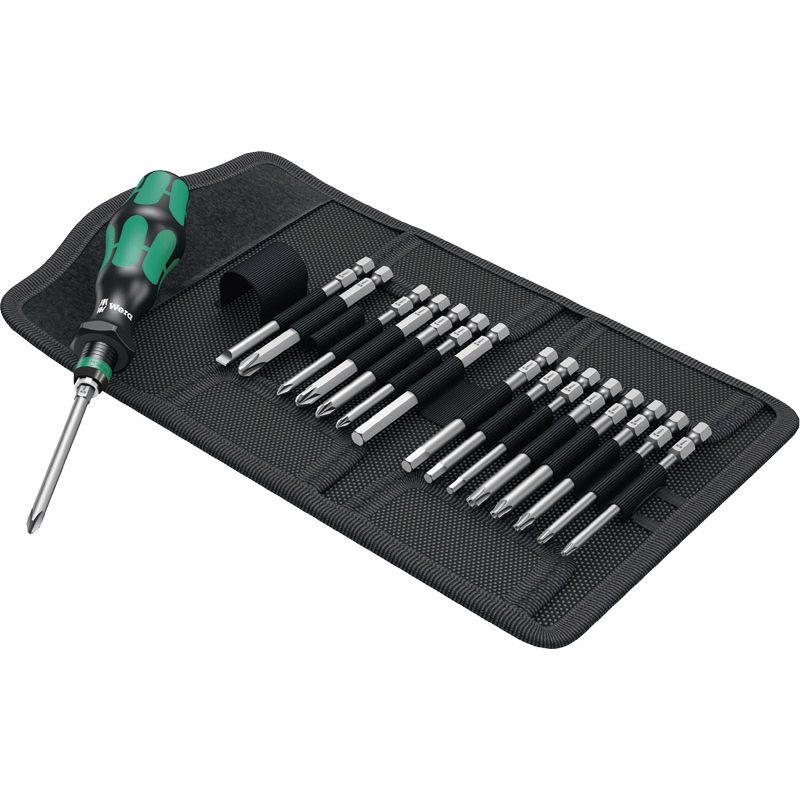 WERA Schraubendrehersortiment KK 60 mit Handhalter 17-tlg. Produktbild BIGPIC L