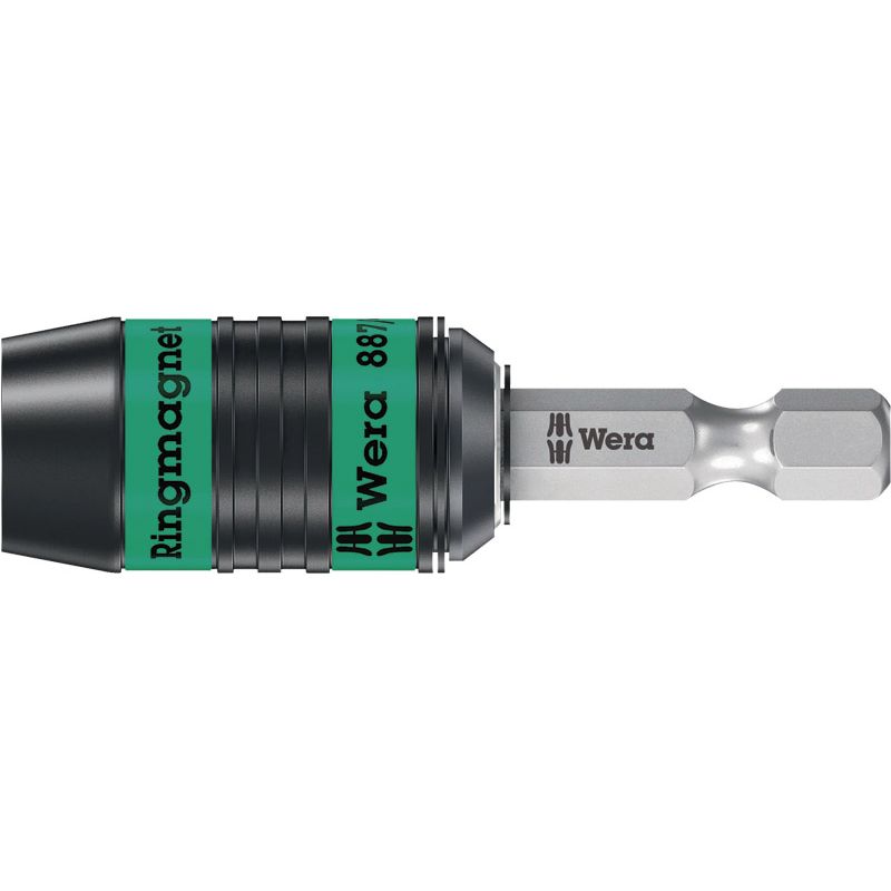 WERA Bithalter 887/4 RR Rapidaptor 57mm mit Magnet 6,3 mm (1/4“)-Sechskant Produktbild BIGPIC L