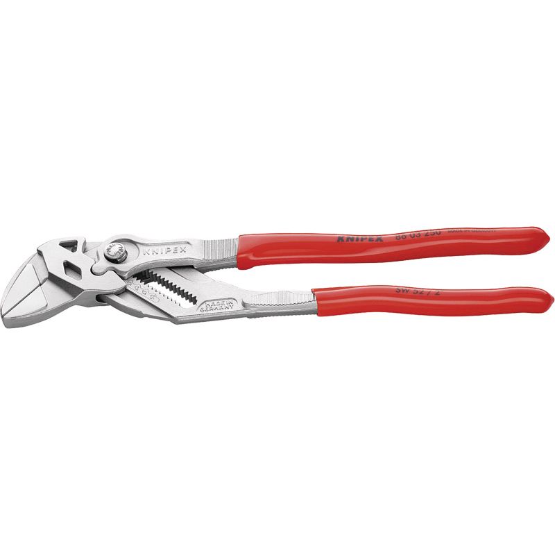 KNIPEX Zangenschlüssel verchromt mit Kunststoffüberzug Produktbild BIGPIC L