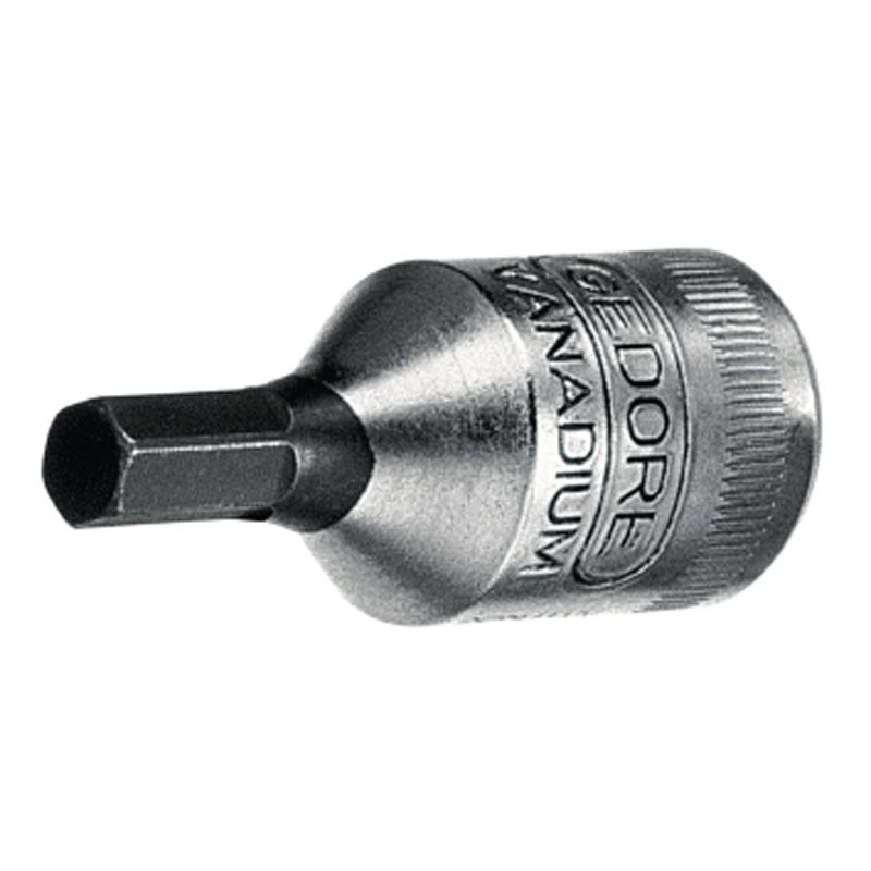 Steckschlüsseleinsatz 1/4 Zoll Innen-6-kant GEDORE IN 20 Schlüsselweite 3 mm Länge 28 mm Produktbild BIGPIC L