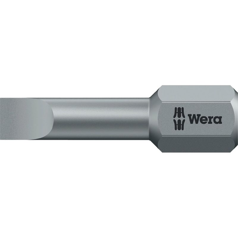 WERA Bit 800/TZ mit Torsionszone LS für Schlitzschrauben Produktbild BIGPIC L