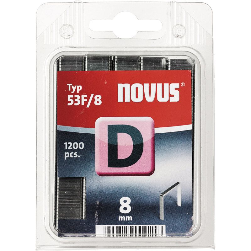 NOVUS Flachdrahtklammer D Typ 53 F Produktbild BIGPIC L