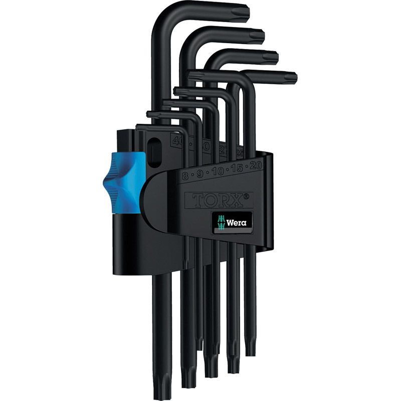 WERA TX-Winkelschraubendrehersatz 967L TX8-TX40 9-tlg. Produktbild BIGPIC L