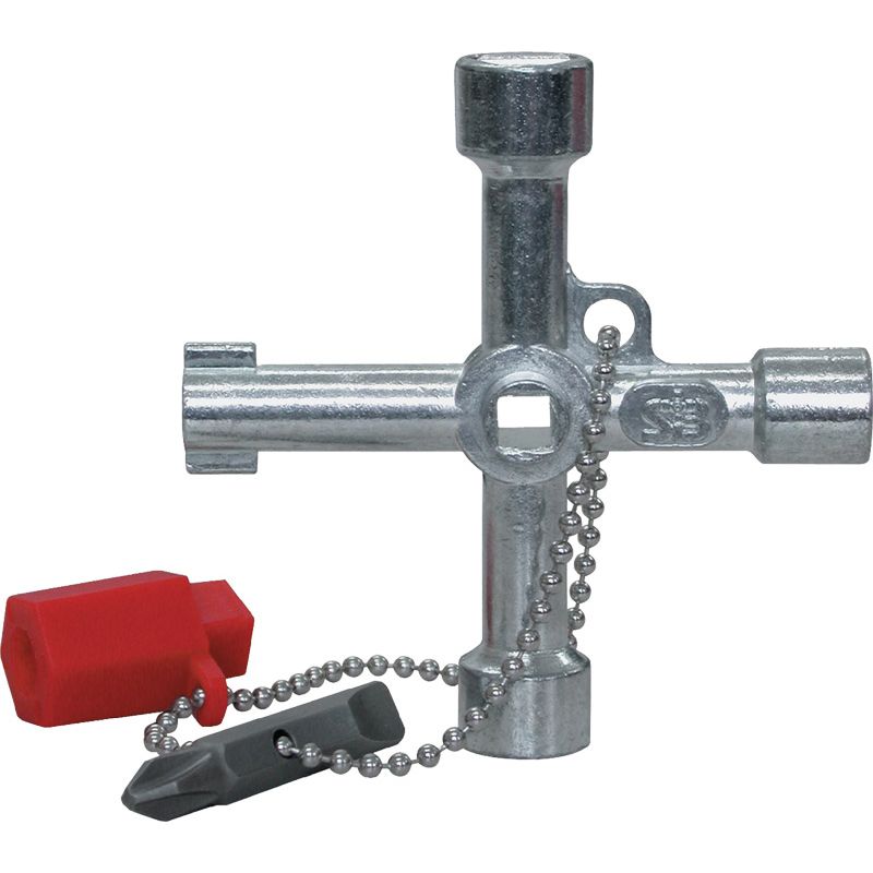Schaltschrankschlüssel UNIVERSAL 8 Funktionen mit Bitadapter Produktbild BIGPIC L