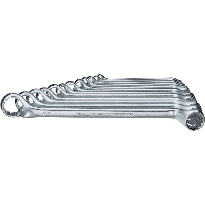 GEDORE Doppelringschlüsselsatz tief gekröpft 6-32mm 12-tlg. Produktbild BIGPIC L