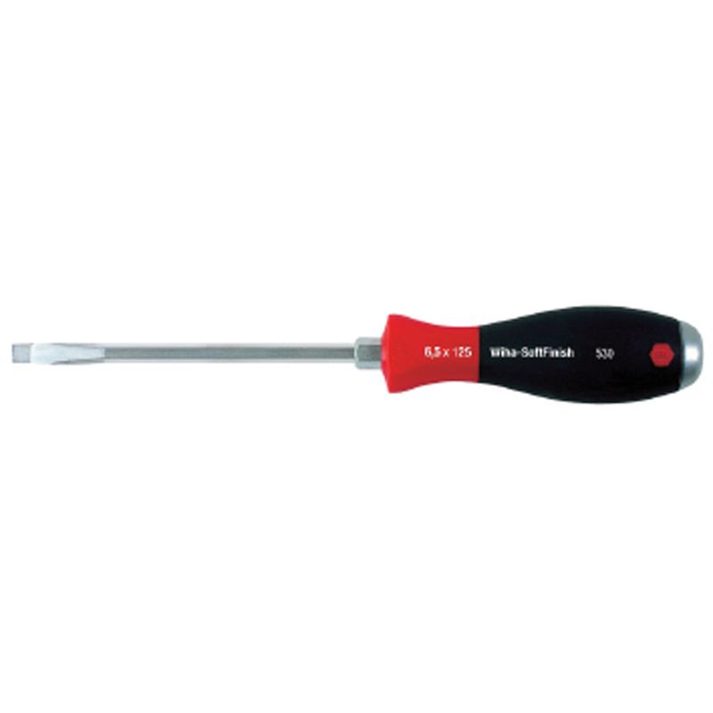 Schraubendreher Schlitz 5,5 mm L. 213 mm WIHA 530 6 KT Klinge/Ansatz 2 K. Heft Schlagkappe Produktbild BIGPIC L