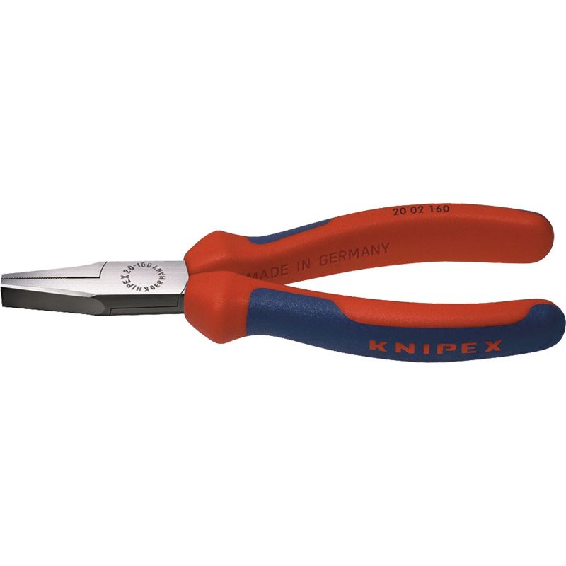 KNIPEX Flachzange poliert mit Mehrkomponentenhüllen Produktbild BIGPIC L