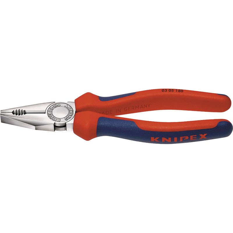 KNIPEX Kombizange verchromt Mehrkomponentenhüllen Produktbild BIGPIC L