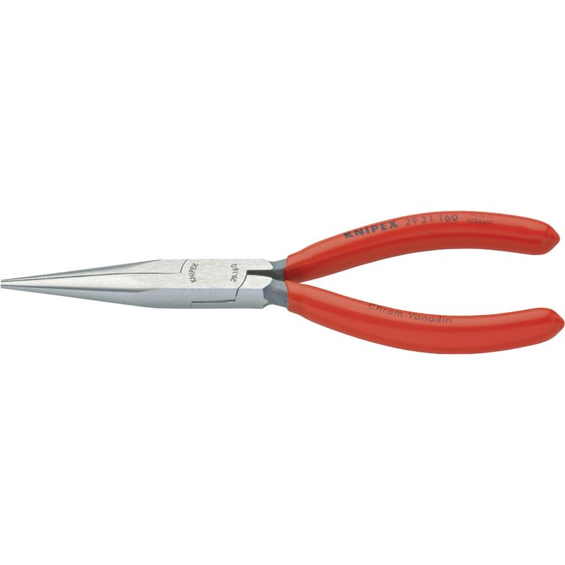 KNIPEX Telefonzange flachrund poliert mit Kunststoffüberzug Produktbild BIGPIC L