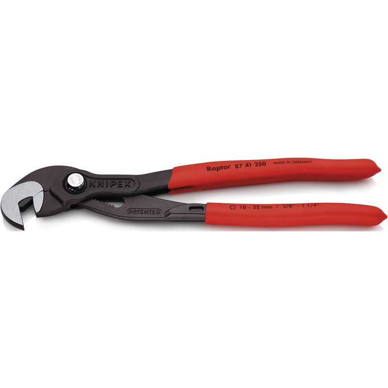 KNIPEX Schraubzange poliert mit Kunststoffüberzug Produktbild BIGPIC L
