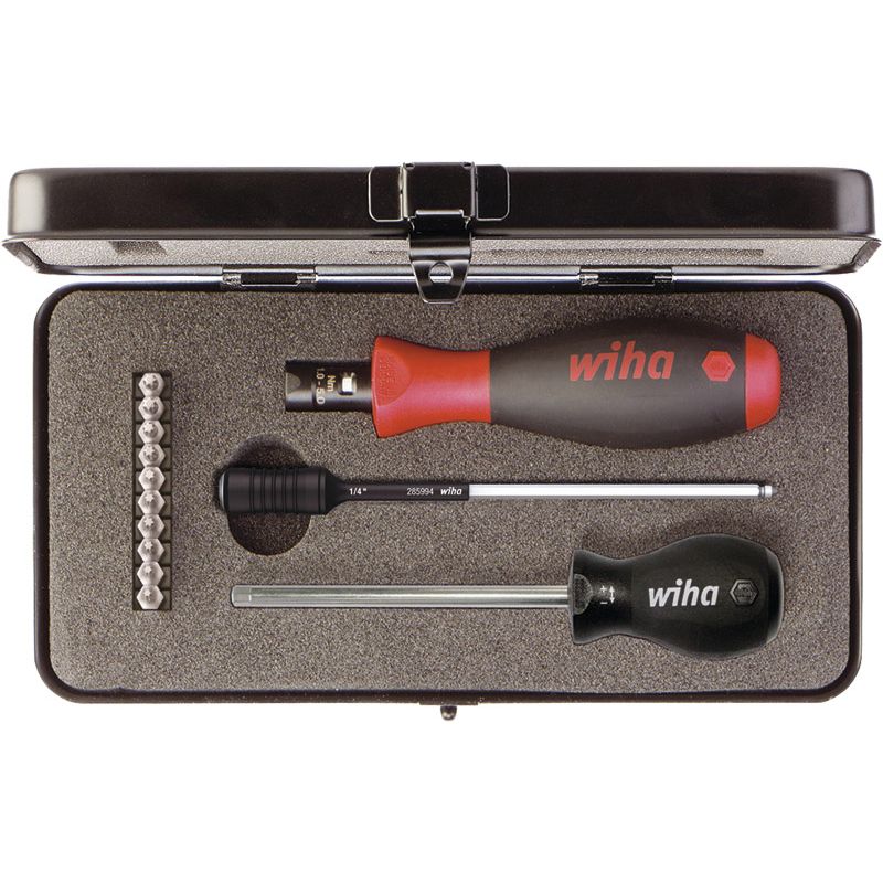 WIHA Drehmomentschraubendrehersatz 2852 S10 13-tlg. Produktbild BIGPIC L