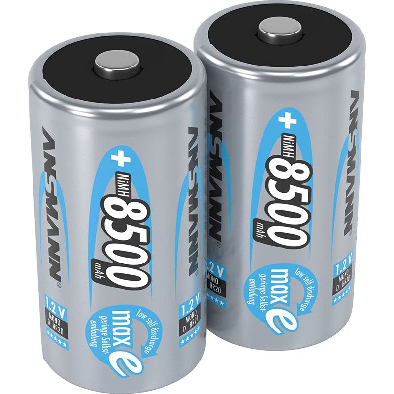 ANSMANN Akkuzelle maxE 1,2V R20-D-Mono Produktbild BIGPIC L