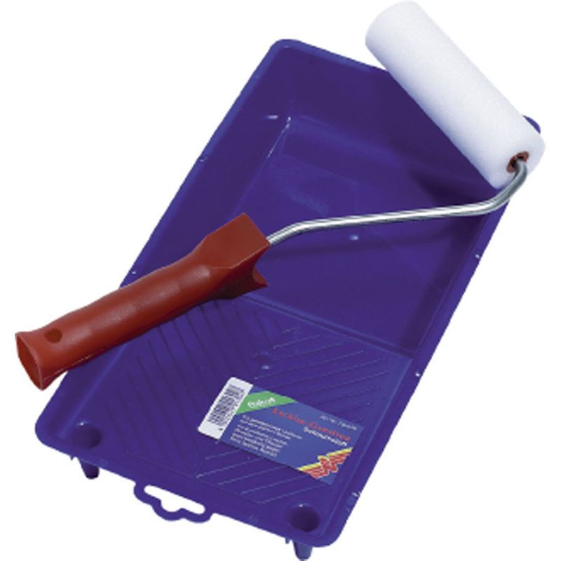 Lackierset Rollenbreite 100 mm   Wanne 310 x 160 mm Bügellänge 28 mm Bügel-D. 6 mm Produktbild BIGPIC L