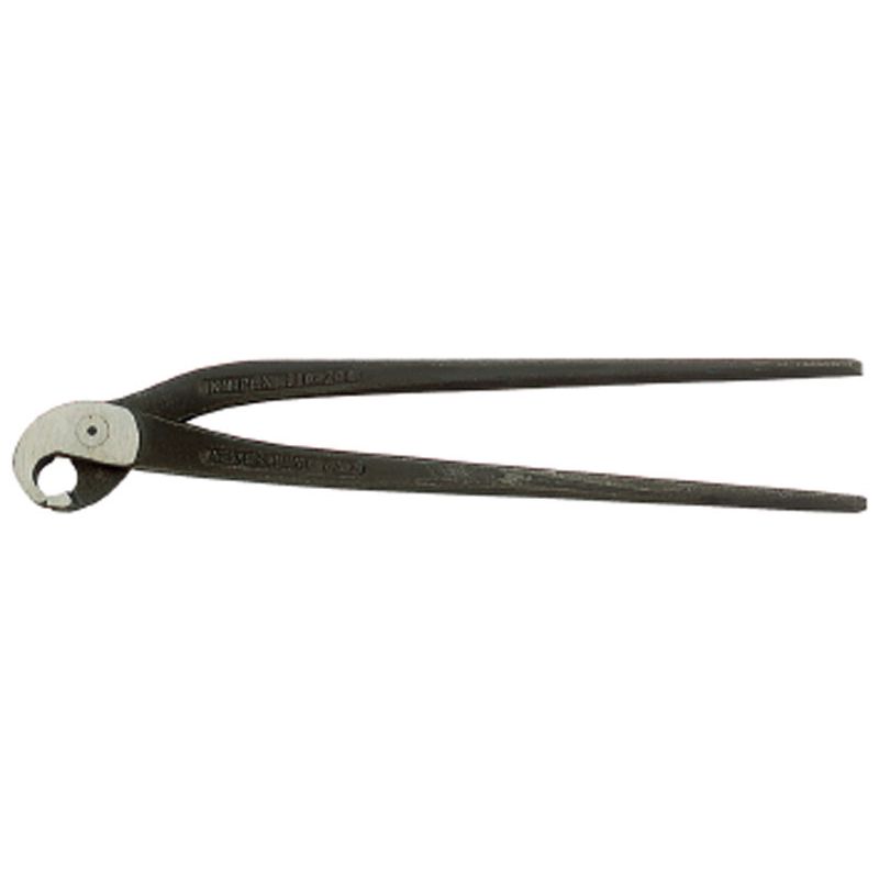 Fliesenlochzange 200 mm KNIPEX  Spezialwerkzeugstahl Griff ölgehärtet Produktbild BIGPIC L
