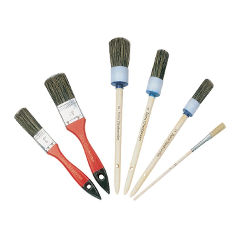 Pinselset 6tlg. Maler-/Lackier- Emaillepinsel Produktbild BIGPIC L