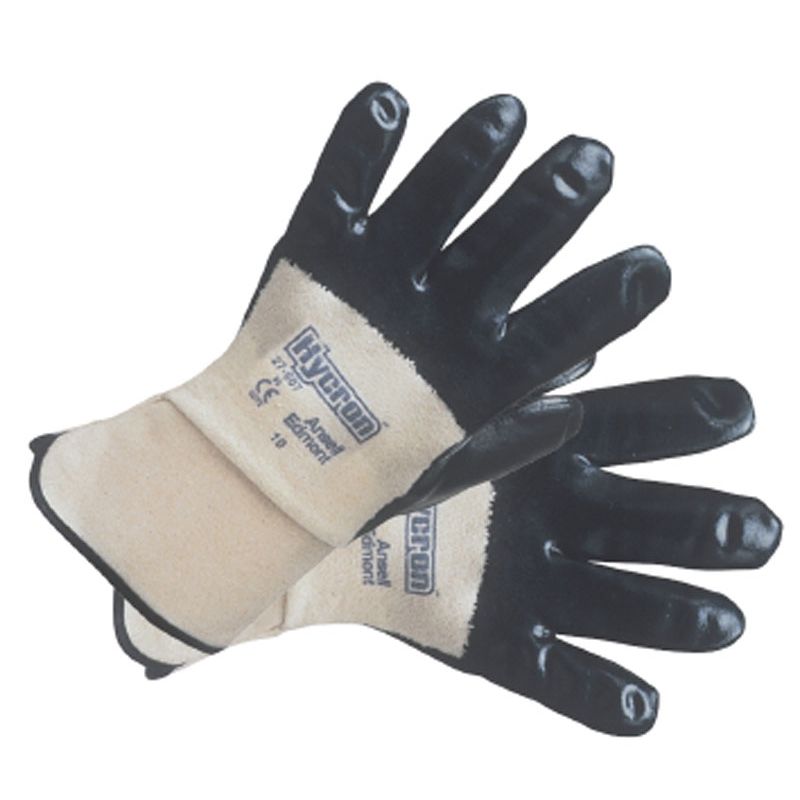 Schutzhandschuhe HyCron Gr.10 27-607 schnittbeständig ANSELL L.270mm VE=12 Produktbild BIGPIC L
