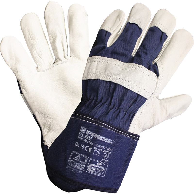 PROMAT Lederhandschuh ELBE PSA II Produktbild BIGPIC L