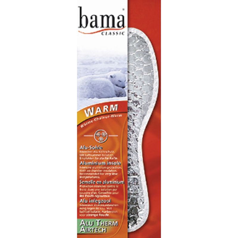Einlegesohle Größe 39 silber BAMA AluTherm-Airtech Alu-Kälteschutz Produktbild BIGPIC L