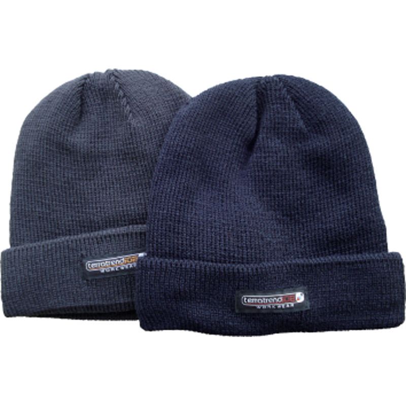 Strickmütze gefüttert anthrazit Produktbild BIGPIC L