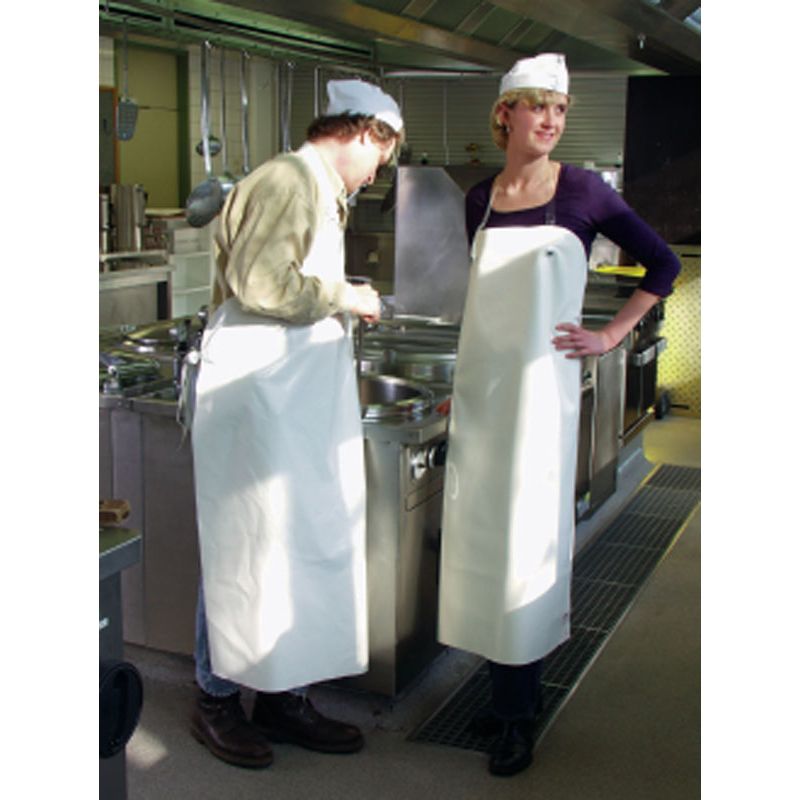 PVC Fettschürze Länge ca. 120 x Breite ca. 90 cm GUTTASYN Guttasyn® F5 weiß PVC-Folien Produktbild BIGPIC L