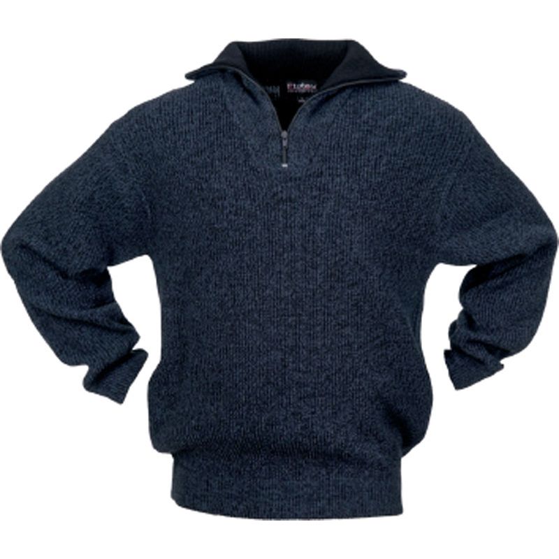 Pullover Größe M   schwarz/blau-meliert 100 % PES Produktbild BIGPIC L