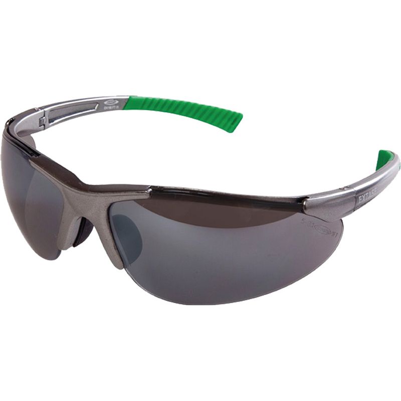 Schutzbrille Daylight dunkelgrau SAFELINE PROMAT verspiegelt Produktbild BIGPIC L
