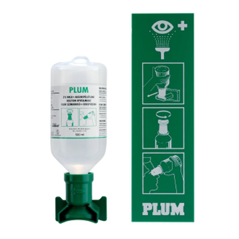Augenspülstation 0,5 l PLUM  Haltbarkeit 3 Jahre(ungeöffnete Flasche) Produktbild BIGPIC L