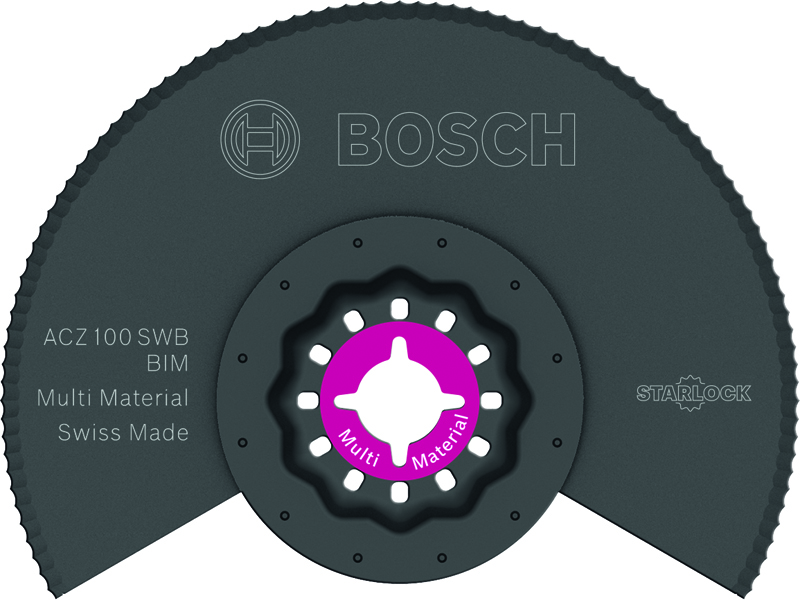 BOSCH BIM Segmentwellenschliffmesser ACZ 100 SWB für Multifunktionsgeräte Produktbild BIGPIC L