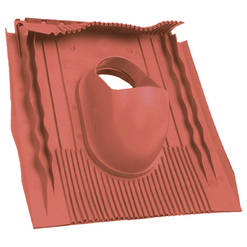Klöber Venduct Uni Grundplatte DN 100 rot 0100 Produktbild BIGPIC L