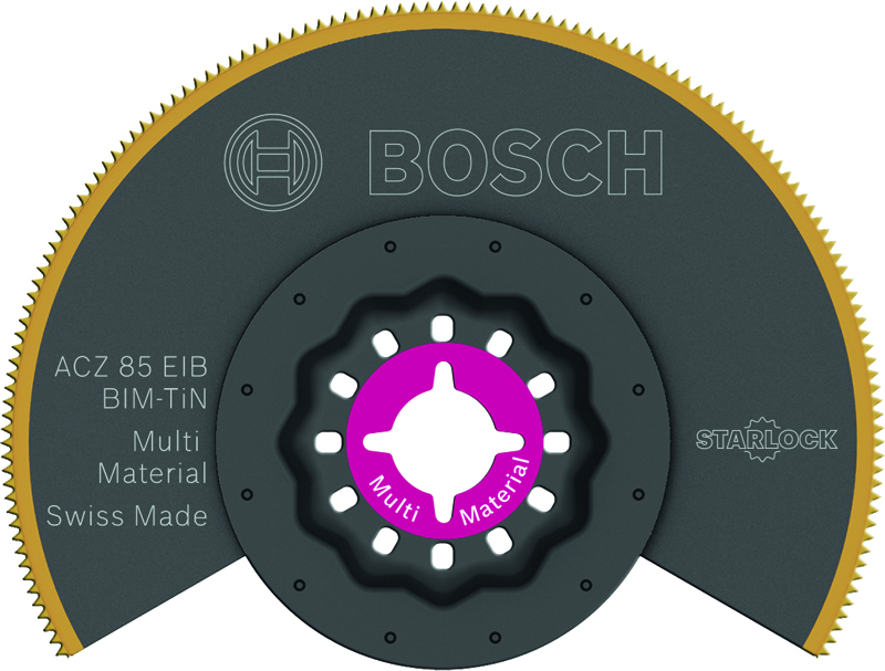 BOSCH BIM-TiN Segmentsägeblatt ACZ 85 EIB für Multifunktionswerkzeuge Produktbild BIGPIC L
