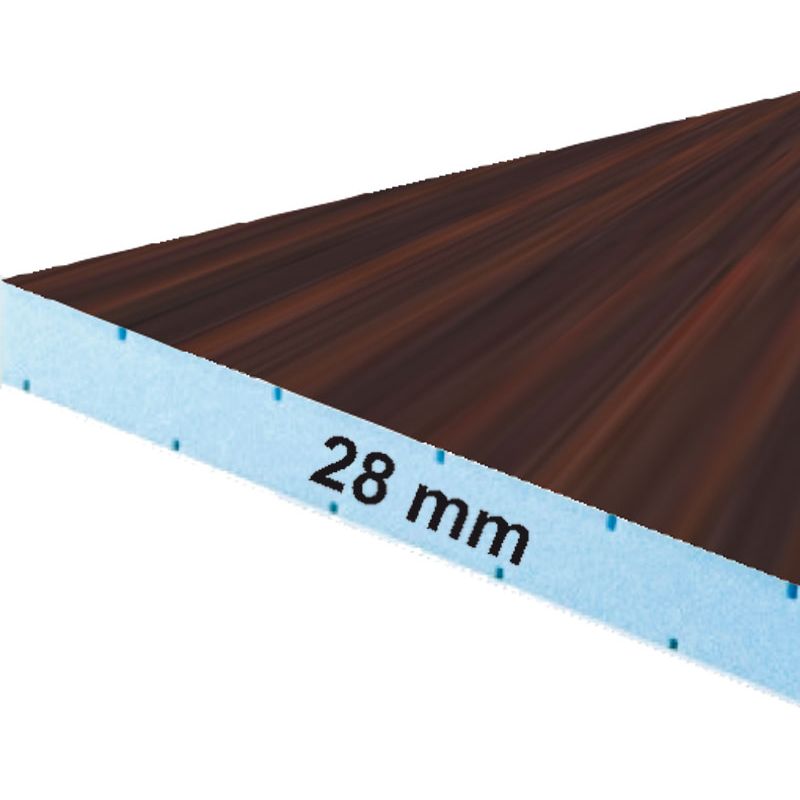 Verbundplatte HPL/HD-XPS-PVC einseitig foliert 28 x 1300 x 3050 mm Produktbild BIGPIC L
