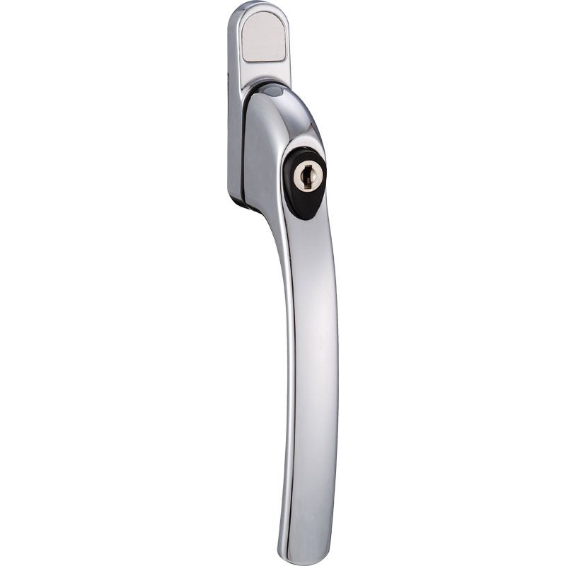 greenteQ Fenstergriff FG50.S.ZD gerade abschließbar - inkl. Schrauben Produktbild BIGPIC L