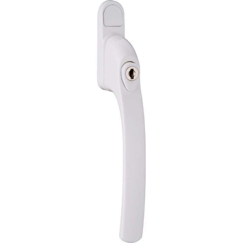 greenteQ Fenstergriff FG50.S.ZD gerade abschließbar - inkl. Schrauben Produktbild BIGPIC L