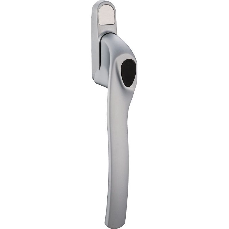 greenteQ Fenstergriff FG50.V.ZD gekröpft Zinkdruckguss - inkl. Schrauben Produktbild BIGPIC L