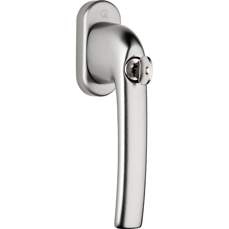 greenteQ Fenstergriff FG10.S100.AL abschließbar - 100 Nm inkl. Schrauben Produktbild BIGPIC L