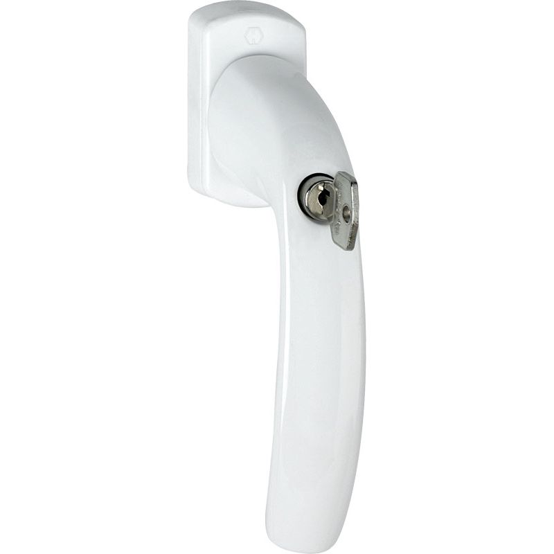 HOPPE Fenstergriff NEW YORK 0810SVS/U10 Druckknopf-Schließzylinder - inkl. Schrauben Produktbild BIGPIC L