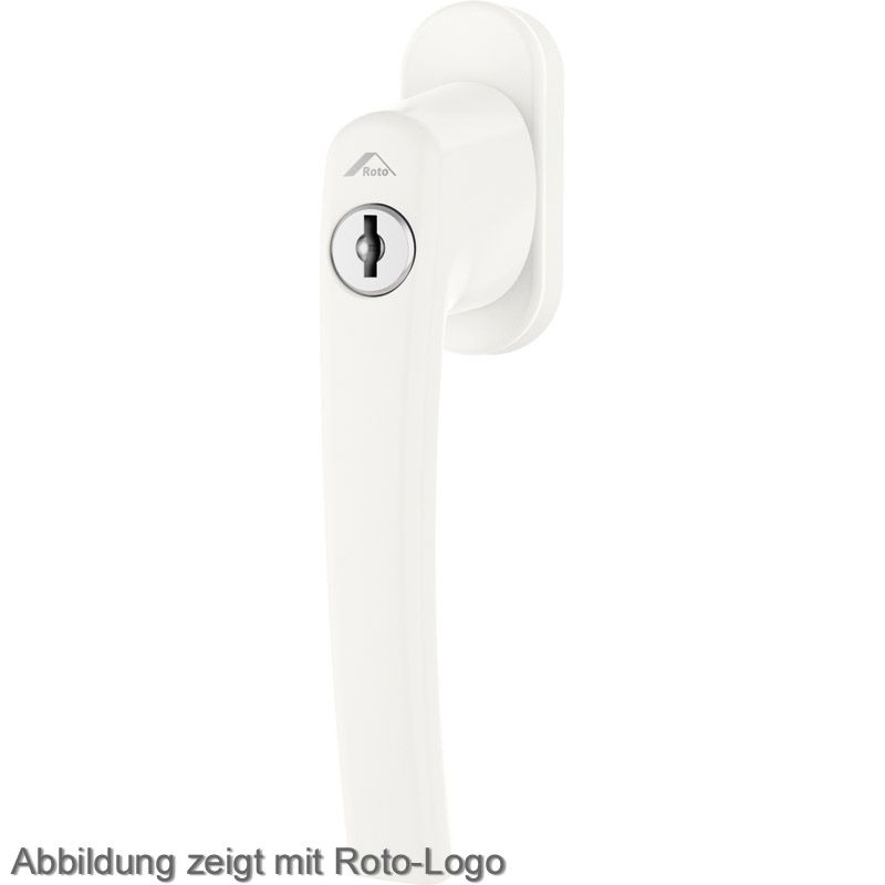 ROTO Fenstergriff ROTOLINE abschließbar Alu ohne Logo - 40 Nm inkl. Schrauben Produktbild BIGPIC L