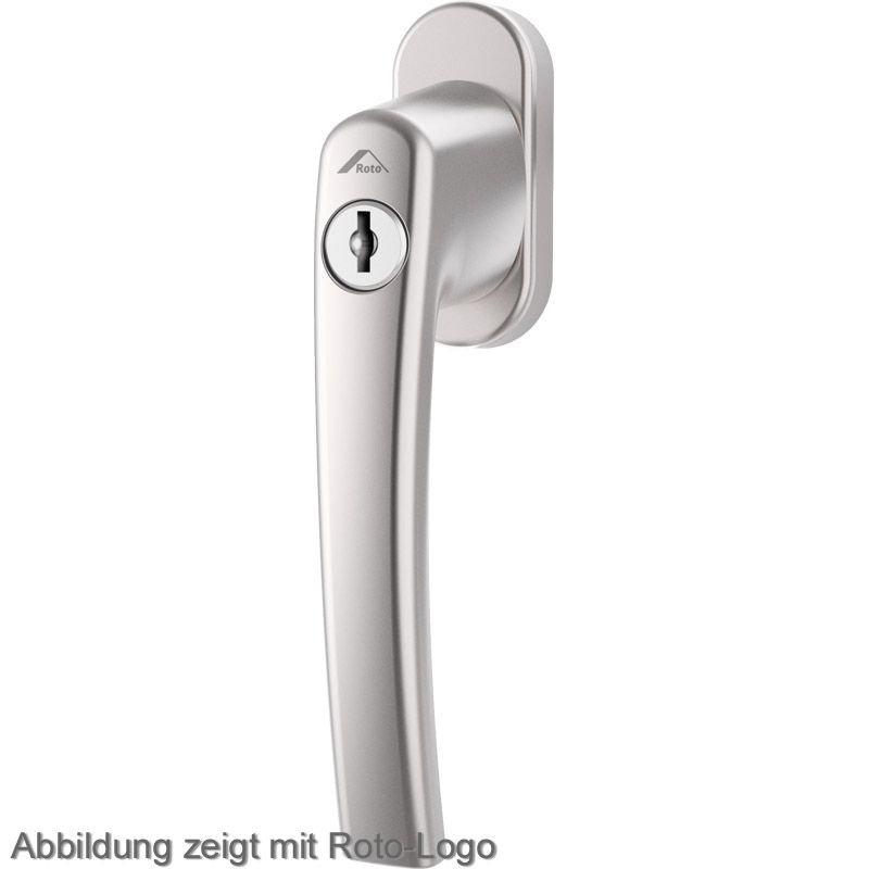 ROTO Fenstergriff ROTOLINE abschließbar Alu ohne Logo - 40 Nm inkl. Schrauben Produktbild BIGPIC L
