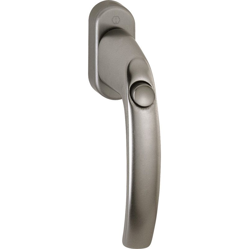 HOPPE Fenstergriff ATLANTA 0530SV/U26 Druckknopf - inkl. Schrauben Produktbild BIGPIC L