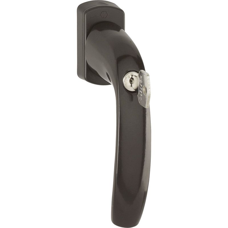 HOPPE Fenstergriff NEW YORK 0810S/U10 100 NM abschließbar - inkl. Schrauben Produktbild BIGPIC L