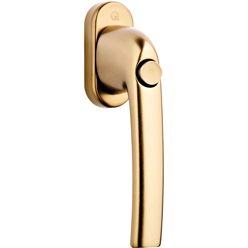 greenteQ Fenstergriff FG10.45°.DK.AL mit Druckknopf - inkl. Schrauben Produktbild BIGPIC L
