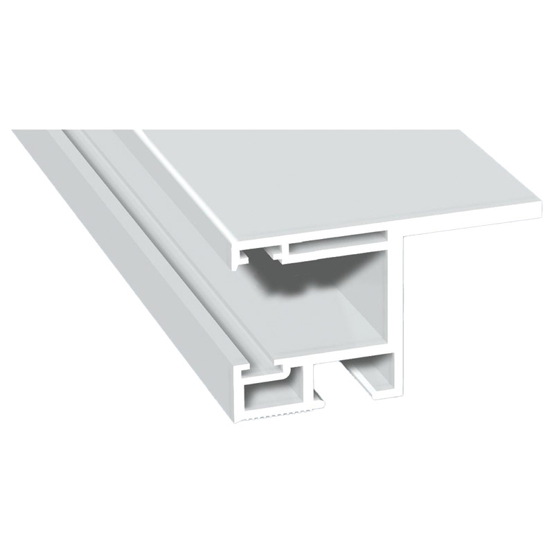 Rollladenführung 55x32mm Lg. 6,00m mit Nase, Weiß, VE: 60m Produktbild BIGPIC L