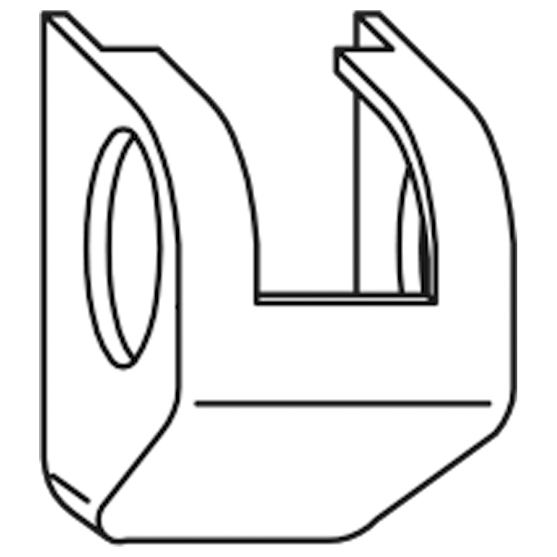 Ecklagerkappe ESV braun*VE200* Produktbild BIGPIC L