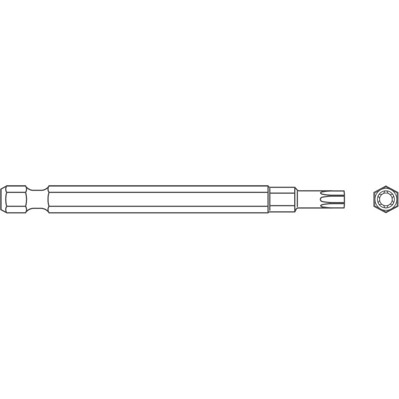 Befestiger T25-89-HEX-1/4 Schraubklinge Produktbild BIGPIC L