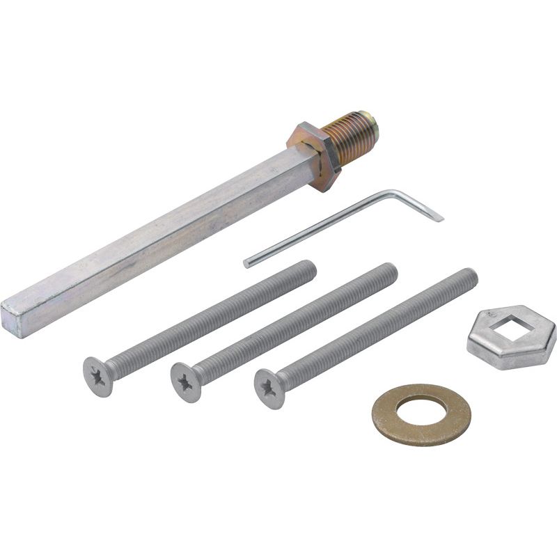 HOPPE Befestigungsset M6 für Schutz-Wechselgrt. mit Schnellstift-Verbindung und Knopf (E)61G/86G Produktbild BIGPIC L